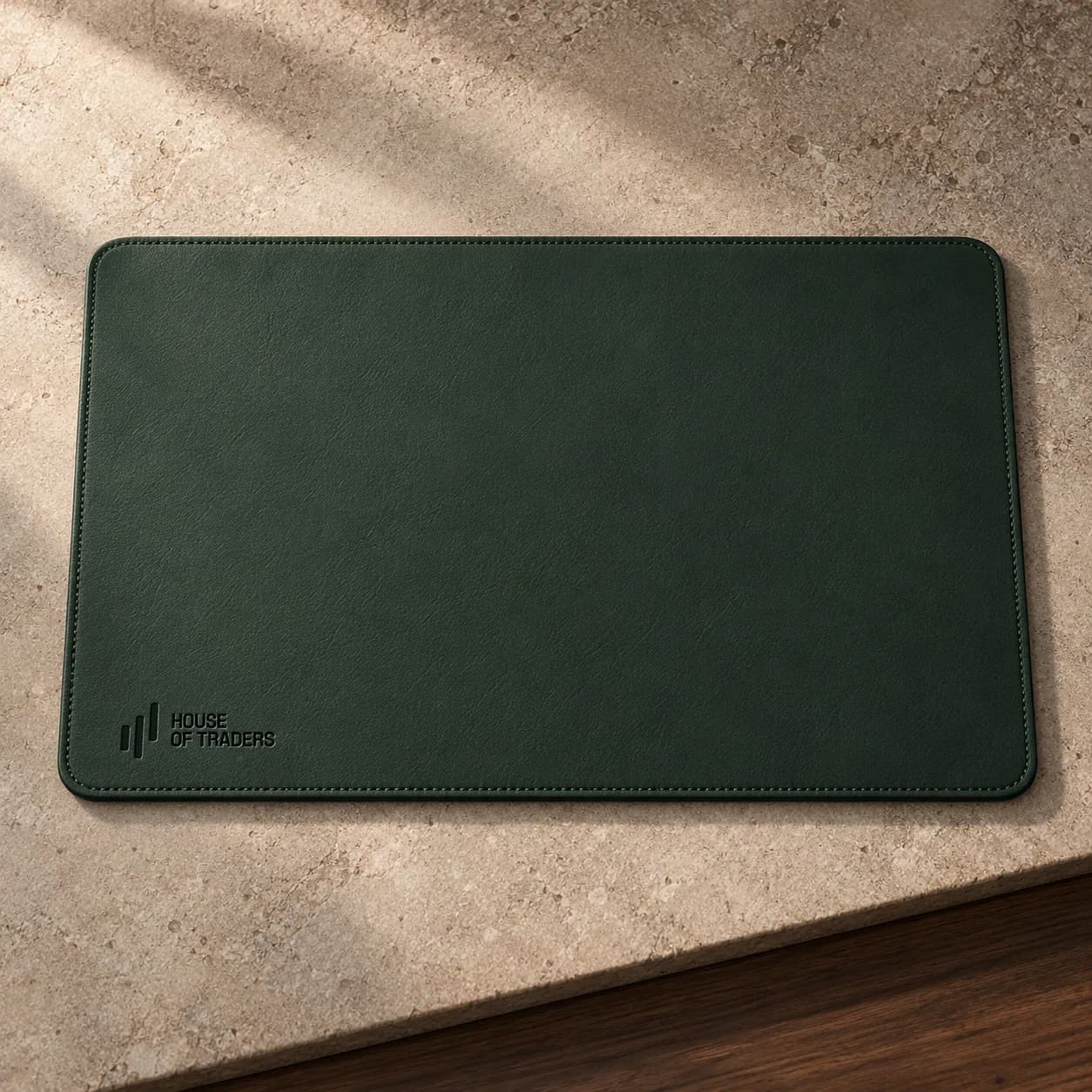 HOT Desk Mat Compact in Market Green; illustrative product concept, not final material or stock