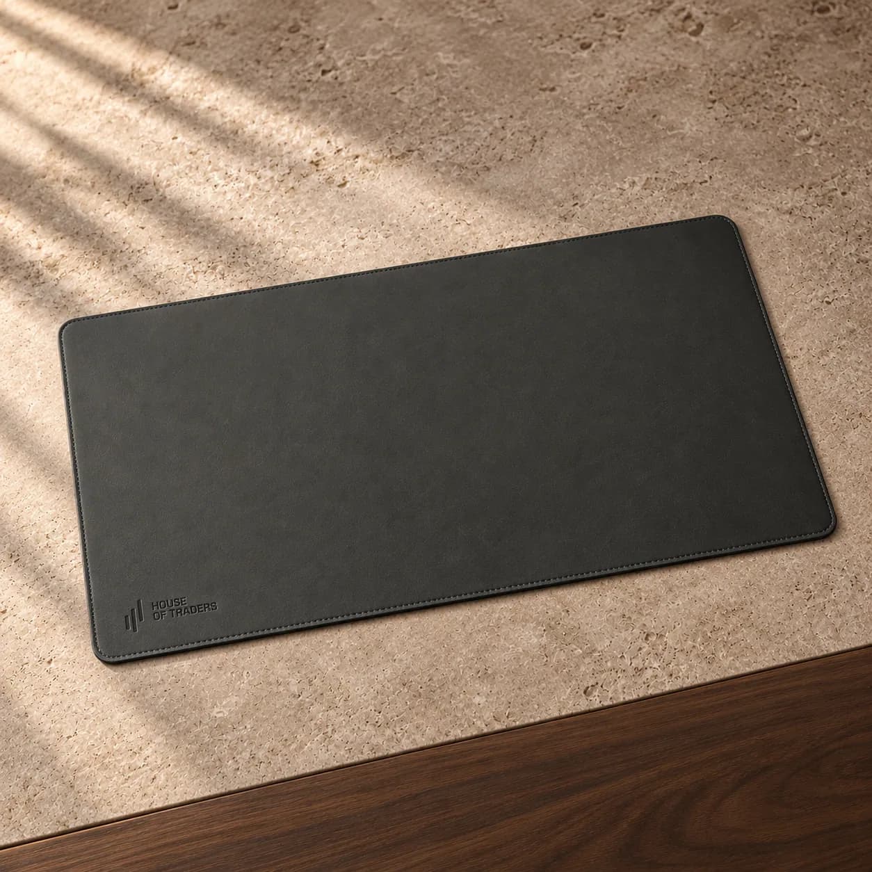 HOT Trading Desk Mat XL in Graphite; illustrative product concept, not final material or stock
